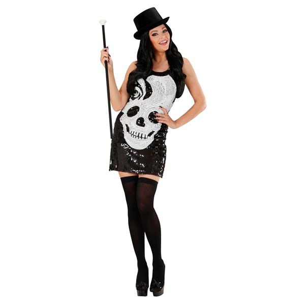 Grote foto halloween jurk schedel pailletten verzamelen overige verzamelingen