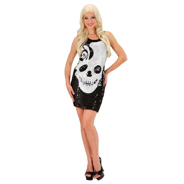 Grote foto halloween jurk schedel pailletten verzamelen overige verzamelingen