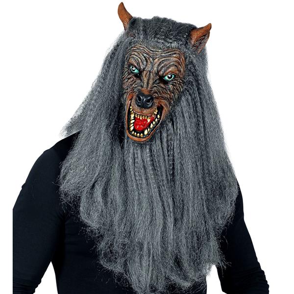 Grote foto halloween masker weerwolf met vacht verzamelen overige verzamelingen