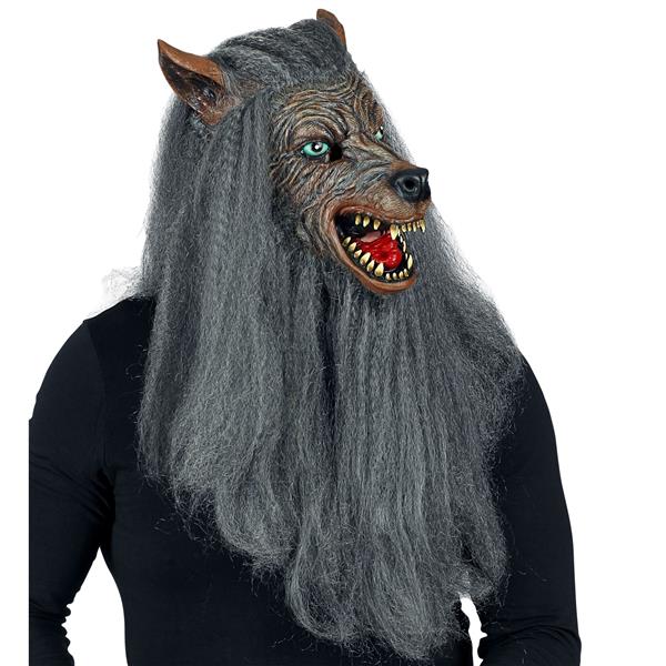 Grote foto halloween masker weerwolf met vacht verzamelen overige verzamelingen