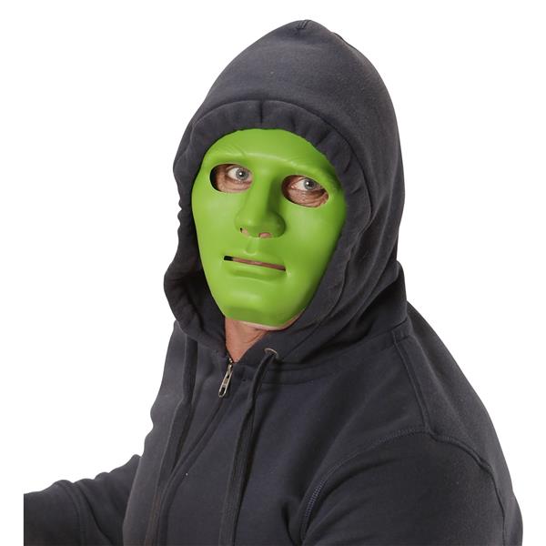 Grote foto groene masker anonym verzamelen overige verzamelingen