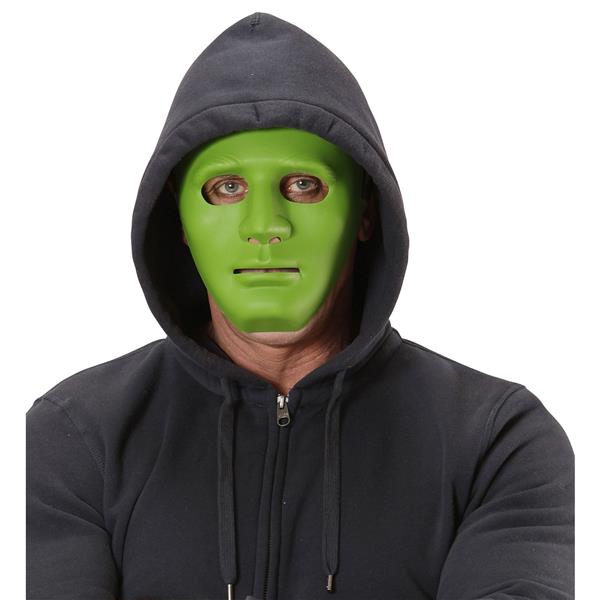 Grote foto groene masker anonym verzamelen overige verzamelingen