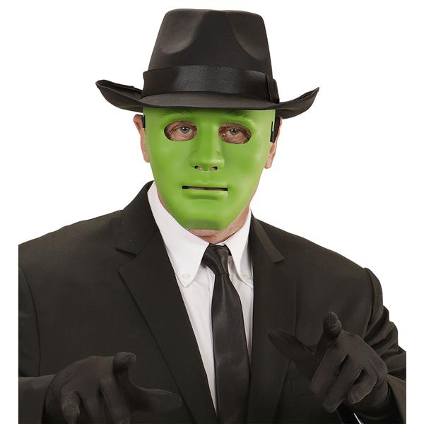 Grote foto groene masker anonym verzamelen overige verzamelingen