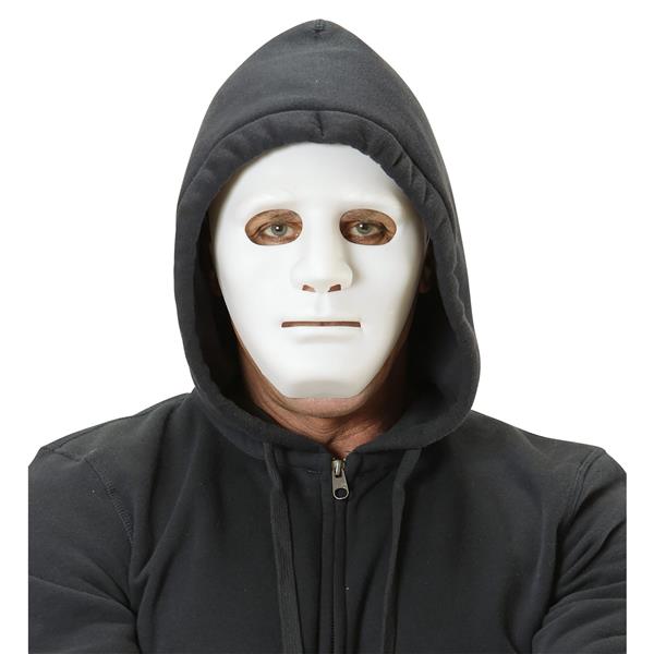Grote foto witte masker anonym verzamelen overige verzamelingen