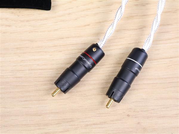 Grote foto crystal cable ultra2 diamond highend silver gold audio interconnects rca 0 5 metre audio tv en foto onderdelen en accessoires
