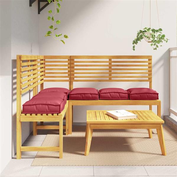 Grote foto vidaxl palletkussen voor zitting 6 pcs wijnrood 40 x 40 x 8 cm huis en inrichting woningdecoratie