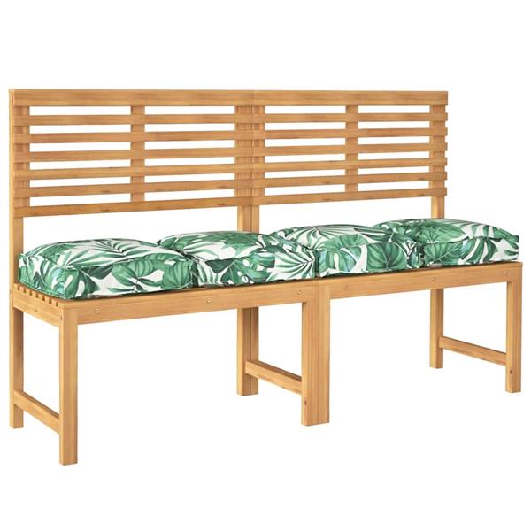 Grote foto vidaxl palletkussen voor zitting 4 pcs bladpatroon 40 x 40 x 8 cm huis en inrichting woningdecoratie