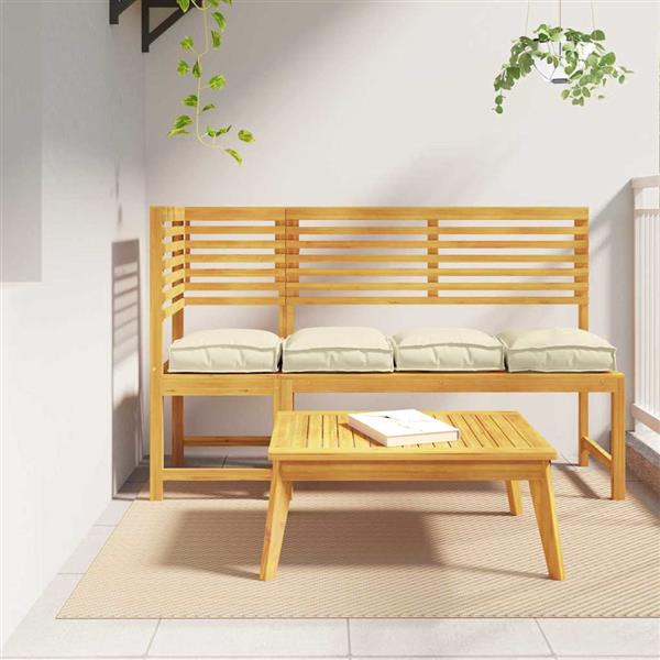 Grote foto vidaxl palletkussen voor zitting 4 pcs cr me 40 x 40 x 8 cm huis en inrichting woningdecoratie