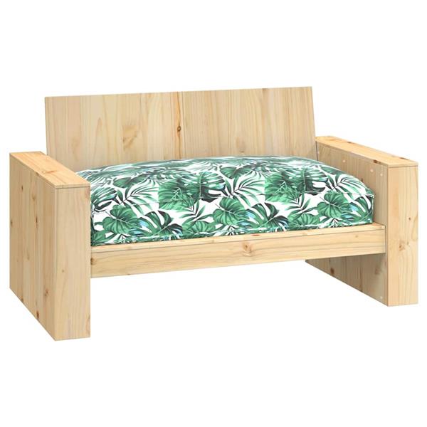 Grote foto vidaxl palletkussen voor zitting floral bladpatroon 120 x 80 x 12 cm huis en inrichting woningdecoratie