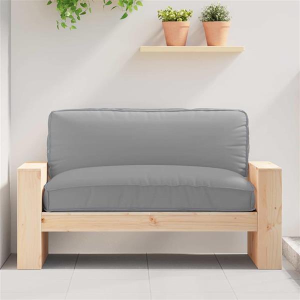 Grote foto vidaxl palletkussen voor zitting grijs 120 x 80 x 12 cm oxford stof huis en inrichting woningdecoratie