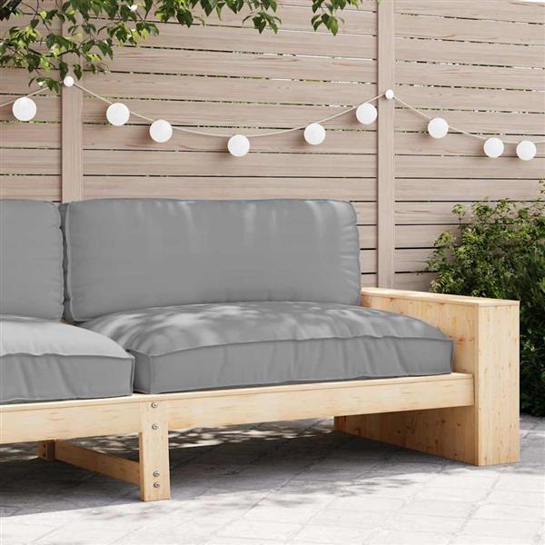 Grote foto vidaxl palletkussen voor zitting grijs 120 x 80 x 12 cm oxford stof huis en inrichting woningdecoratie
