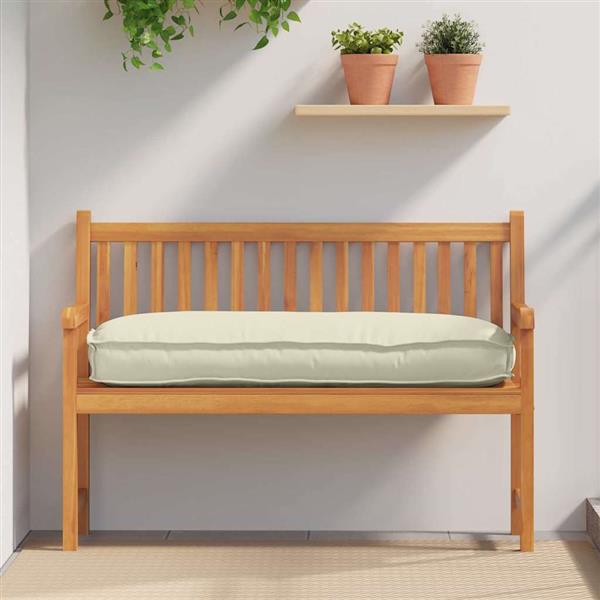 Grote foto vidaxl palletkussen voor zitting rugleuning cr me 120 x 50 x 12 cm huis en inrichting woningdecoratie