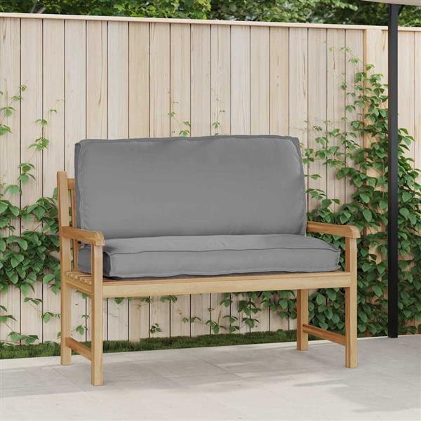Grote foto vidaxl palletkussen voor zitting rugleuning grijs 120 x 50 x 12 cm huis en inrichting woningdecoratie