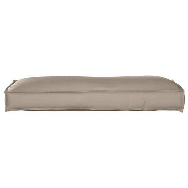 Grote foto vidaxl palletkussen voor rugleuning taupe 120 x 40 x 12 cm oxford stof huis en inrichting woningdecoratie