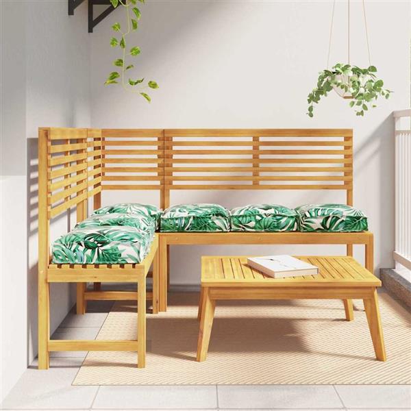 Grote foto vidaxl palletkussen voor zitting 6 pcs bladpatroon 40 x 40 x 8 cm huis en inrichting woningdecoratie