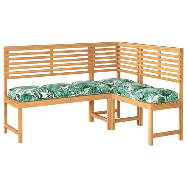 Grote foto vidaxl palletkussen voor zitting 6 pcs bladpatroon 40 x 40 x 8 cm huis en inrichting woningdecoratie