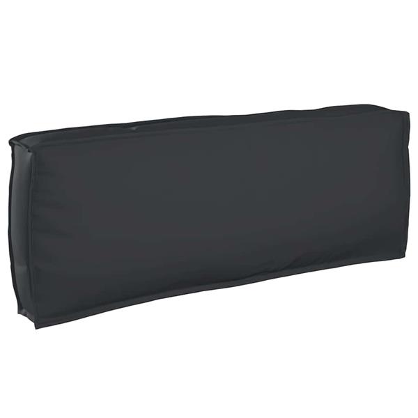 Grote foto vidaxl palletkussen voor rugleuning zwart 120 x 40 x 12 cm oxford stof huis en inrichting woningdecoratie