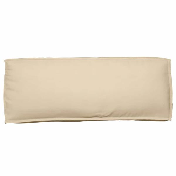 Grote foto vidaxl palletkussen voor rugleuning beige 120 x 40 x 12 cm oxford stof huis en inrichting woningdecoratie