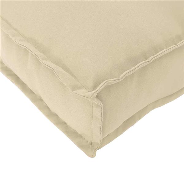Grote foto vidaxl palletkussen voor rugleuning beige 120 x 40 x 12 cm oxford stof huis en inrichting woningdecoratie