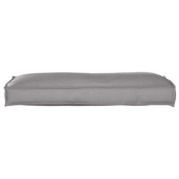 Grote foto vidaxl palletkussen voor rugleuning grijs 120 x 40 x 12 cm oxford stof huis en inrichting woningdecoratie