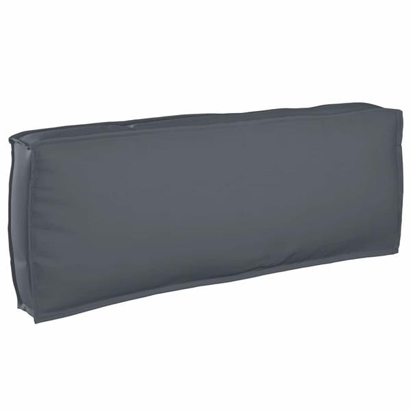 Grote foto vidaxl palletkussen voor rugleuning antraciet 120 x 40 x 12 cm huis en inrichting woningdecoratie