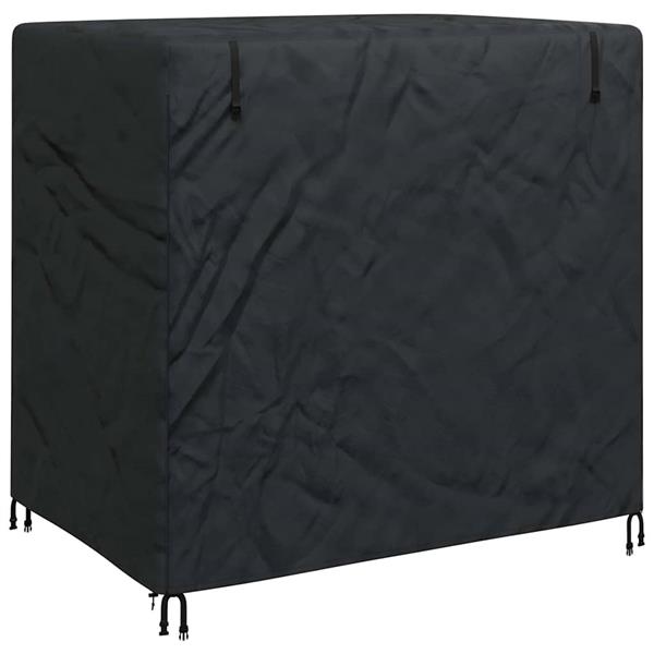 Grote foto vidaxl buitenmeubelhoes zwart 175 x 125 x 160 cm 420d stof tuin en terras tuinmeubelen