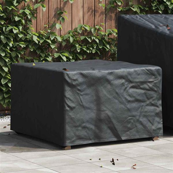 Grote foto vidaxl buitenmeubelhoes zwart 82 x 82 x 50 cm 600d stof tuin en terras tuinmeubelen