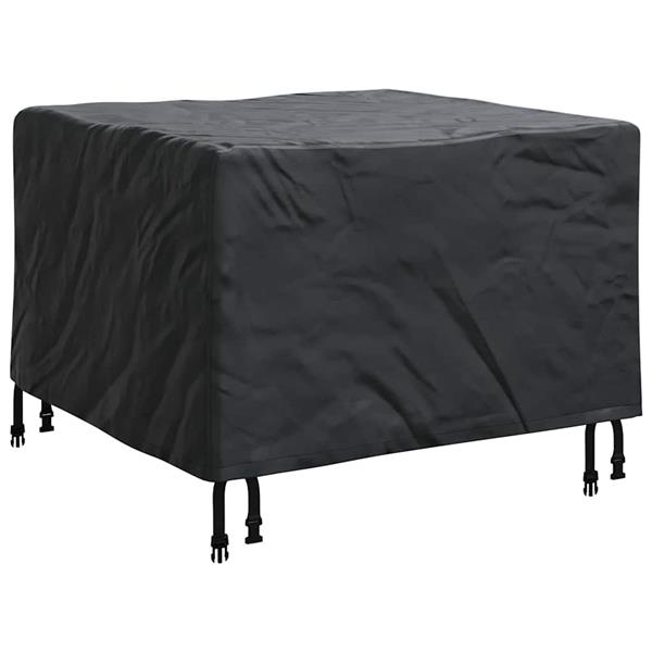 Grote foto vidaxl buitenmeubelhoes zwart 82 x 82 x 50 cm 600d stof tuin en terras tuinmeubelen