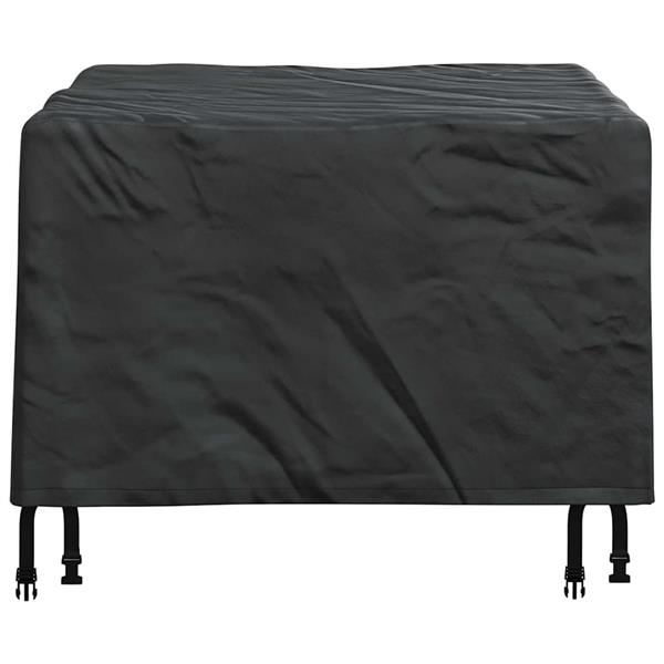 Grote foto vidaxl buitenmeubelhoes zwart 82 x 82 x 50 cm 600d stof tuin en terras tuinmeubelen