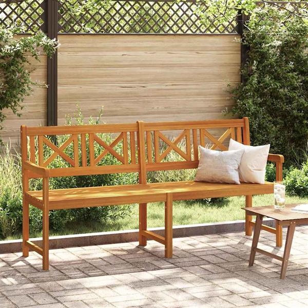 Grote foto vidaxl tuinbank bruin 180 x 56 x 90cm massief acaciahout tuin en terras tuinmeubelen