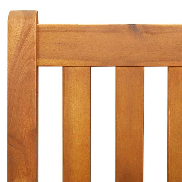 Grote foto vidaxl tuin hangbank bruin 119 x 35 x 47cm massief acaciahout tuin en terras tuinmeubelen