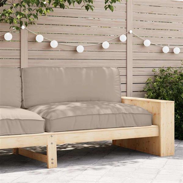 Grote foto vidaxl palletkussen voor zitting taupe 120 x 80 x 12 cm oxford stof huis en inrichting woningdecoratie