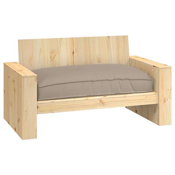 Grote foto vidaxl palletkussen voor zitting taupe 120 x 80 x 12 cm oxford stof huis en inrichting woningdecoratie