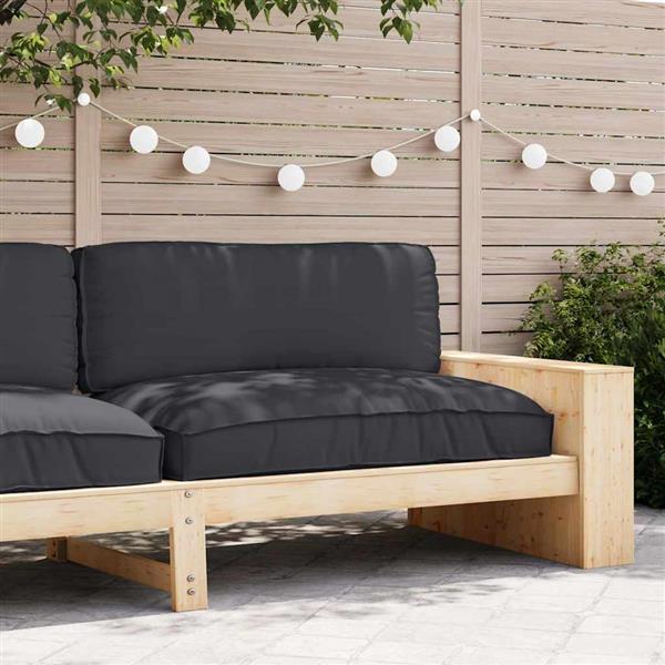 Grote foto vidaxl palletkussen voor zitting zwart 120 x 80 x 12 cm oxford stof huis en inrichting woningdecoratie