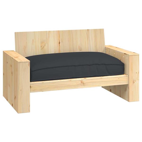 Grote foto vidaxl palletkussen voor zitting zwart 120 x 80 x 12 cm oxford stof huis en inrichting woningdecoratie