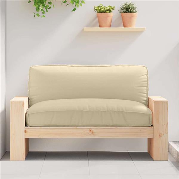 Grote foto vidaxl palletkussen voor zitting beige 120 x 80 x 12 cm oxford stof huis en inrichting woningdecoratie