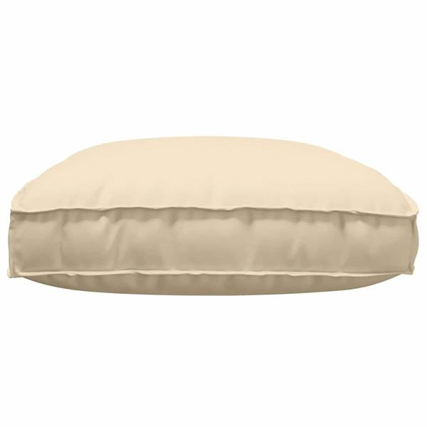 Grote foto vidaxl palletkussen voor zitting beige 120 x 80 x 12 cm oxford stof huis en inrichting woningdecoratie