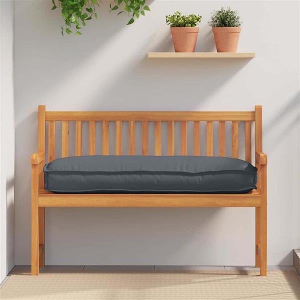 Grote foto vidaxl palletkussen voor zitting rugleuning antraciet 120 x 50 x 12 cm huis en inrichting woningdecoratie