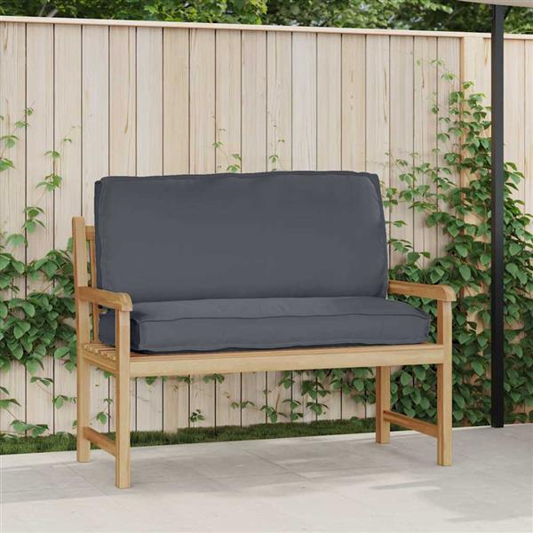 Grote foto vidaxl palletkussen voor zitting rugleuning antraciet 120 x 50 x 12 cm huis en inrichting woningdecoratie