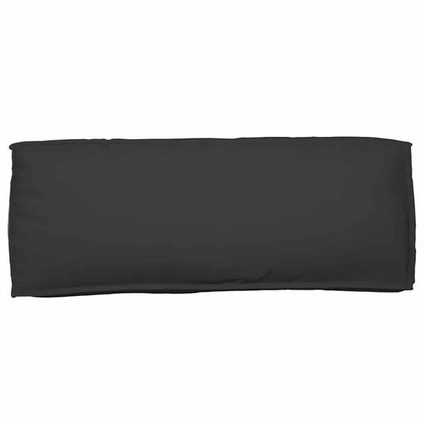 Grote foto vidaxl palletkussen voor rugleuning zwart 120 x 40 x 12 cm oxford stof huis en inrichting woningdecoratie