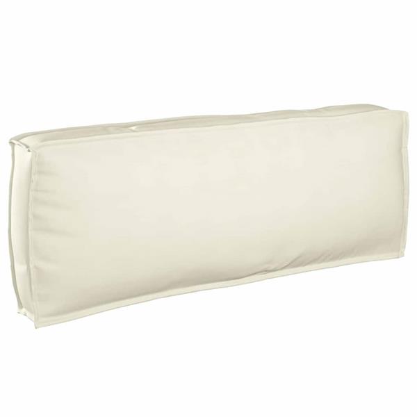 Grote foto vidaxl palletkussen voor rugleuning cr me 120 x 40 x 12 cm oxford stof huis en inrichting woningdecoratie