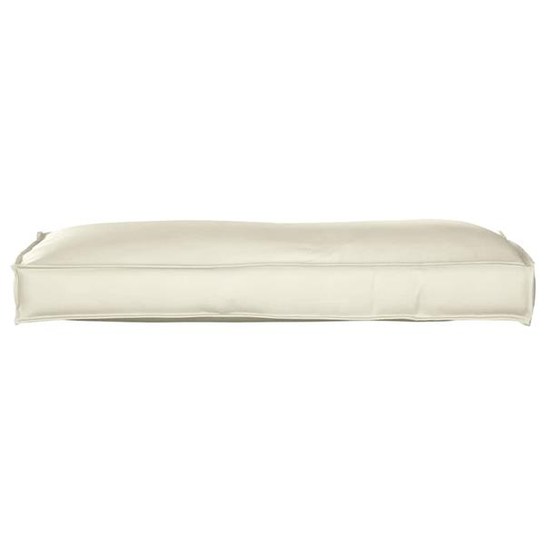 Grote foto vidaxl palletkussen voor rugleuning cr me 120 x 40 x 12 cm oxford stof huis en inrichting woningdecoratie