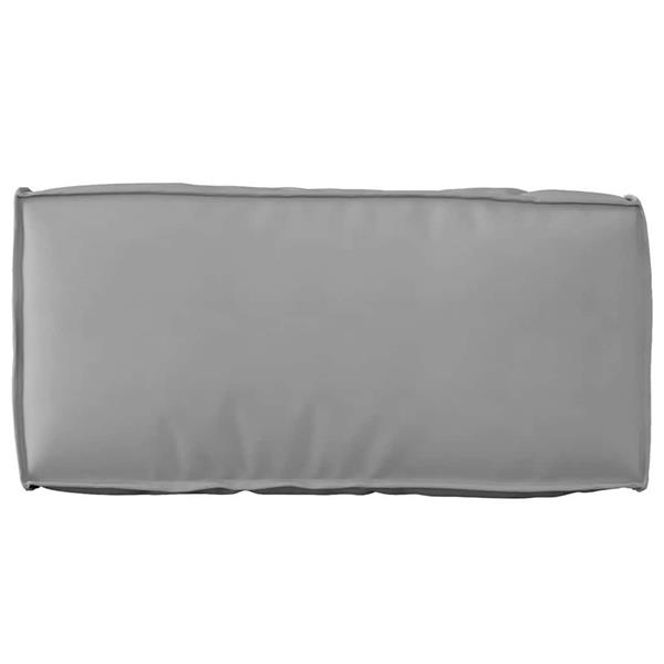 Grote foto vidaxl palletkussen voor rugleuning grijs 80 x 40 x 12 cm oxford stof huis en inrichting woningdecoratie