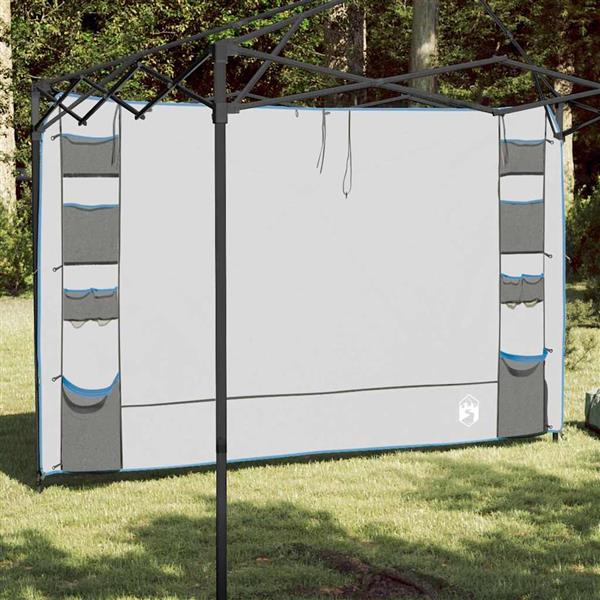 Grote foto vidaxl hangende tentorganiser met opslag grijs 320 x 182 cm caravans en kamperen tenten