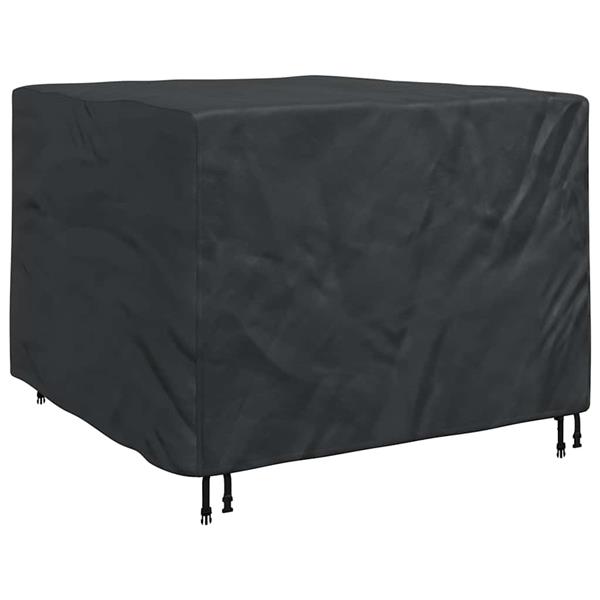 Grote foto vidaxl buitenmeubelhoes zwart 125 x 125 x 74 cm 420d stof tuin en terras tuinmeubelen