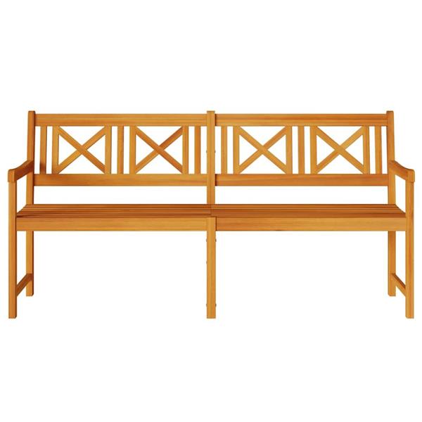Grote foto vidaxl tuinbank bruin 180 x 56 x 90cm massief acaciahout tuin en terras tuinmeubelen