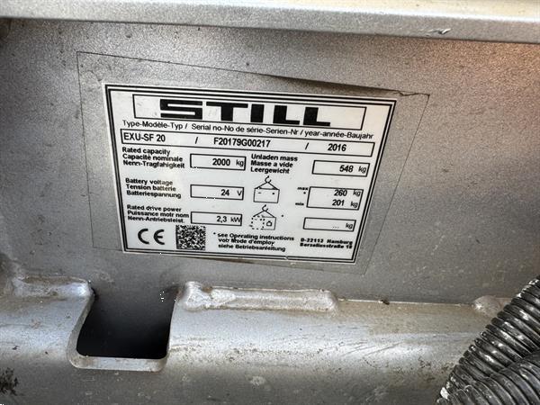 Grote foto vs 22312 elektrische palletwagen still exusf20 bj2016 doe het zelf en verbouw hefwerktuigen