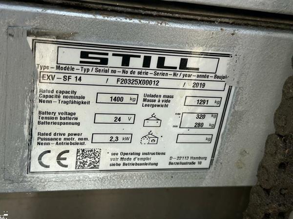 Grote foto vs 22316 elektrische triplex stapelaar still exvsf14 5.316mm doe het zelf en verbouw hefwerktuigen