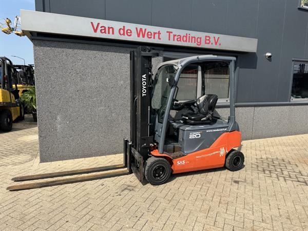 Grote foto toyota 8fbm20t triplo 470 freelift sideshift elektrisch 2017 6560hours agrarisch heftrucks