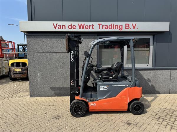 Grote foto toyota 8fbm20t triplo 470 freelift sideshift elektrisch 2017 6535hours agrarisch heftrucks